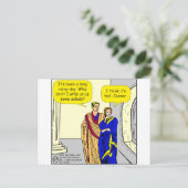 902 Cäsar "I'll make a salad" Cartoon Postkarte (Stehend Vorderseite)