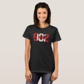 902 Code Nova Scotia und Prince Edward Island T-Shirt (Vorne ganz)