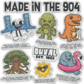 904 Icons Vinyl Sticker Sheet (Vorderseite)