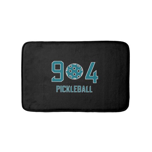904 Pickleball Aquamarin Badematte (Vorderseite)