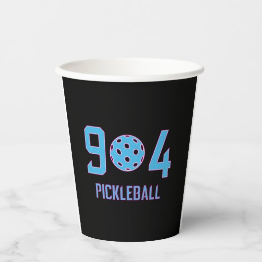 904 Pickleball Pappbecher (Vorderseite)