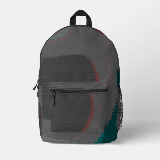 906 Die Welt ist abstrakt Bedruckter Rucksack