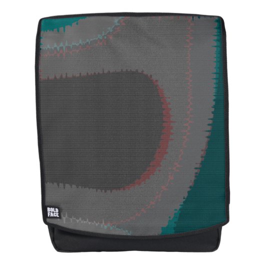 906 Die Welt ist abstrakt Rucksack (Vorderseite)