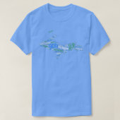 906, Lake Superior, Upper Peninsula of Michigan T-Shirt (Design vorne)
