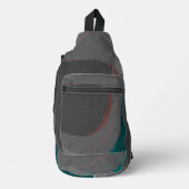 906 The World Is Abstract Crossbody Bag (Vorderseite)