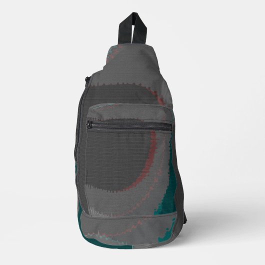 906 The World Is Abstract Crossbody Bag (Vorderseite)