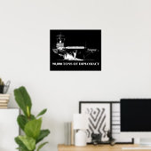 90.000 Tonnen Diplomatie: Weltweit navigieren Poster (Heimbüro)