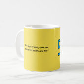 90:10 Klassische Tasse (Vorderseite Links)