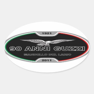 90 Anni Guzzi Aufkleber