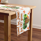 90. BUTTERFLY BIRTHDAY KURZER TISCHLÄUFER (Beispiel)