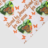 90. BUTTERFLY BIRTHDAY SEIDENPAPIER (Ausschnitt)