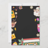 90 Costume Holiday party Invitation Einladung (Rückseite)