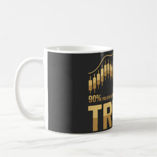90% dem Lärm folgen, 10% dem Trend - Trading Minds Kaffeetasse