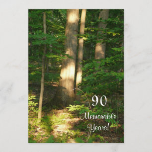 90 Erinnerungsjahre/Geburtstagsfeier Einladung