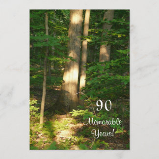 90 Erinnerungsjahre/Geburtstagsfeier Einladung