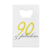 90 & Fabulous Geldbeutel Flaschenöffner (Rückseite)