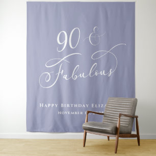 90 Fabulous Lavender Lila Geburtstagsparty Wandteppich