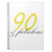 90 & Fabulous Notizblock (Vorderseite)