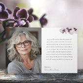 90 & Fabulous Orchid Photo Birthday Greeting Card Karte