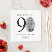 90 Fabulous Years 90. Geburtstag Serviette (Beispiel)