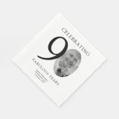 90 Fabulous Years 90. Geburtstag Serviette (Ecke)