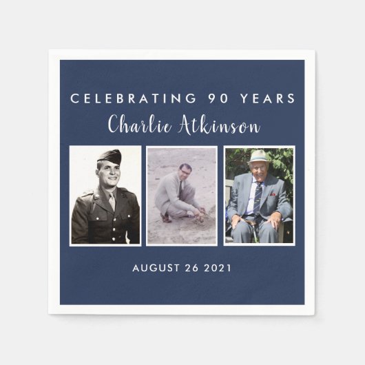 90. Foto sammelt Servietten (Vorderseite)