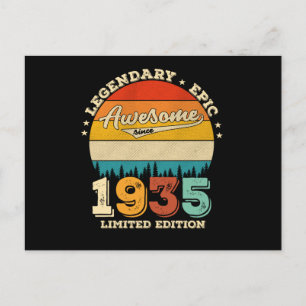 90. Geburtstag 1935 Tolles Geschenk zum 90. Geburt Postkarte