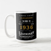 90. Geburtstag 1936 Legendäre Retro Kaffeetasse (Links)