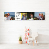 90. Geburtstag 4 Foto Strip Personalisiert Banner (Insitu)