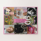 90. Geburtstag 90 Jahre alt neunzigste Geschenk Puzzle (Horizontal)