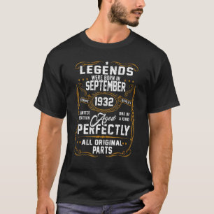 90. Geburtstag 90 Jahre alte Legenden Geboren im S T-Shirt