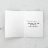 90. Geburtstag Alt Humor Karte (Innenseite)