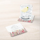 90. Geburtstag August Birth Blume Custom Untersetzer (Vor Ort)