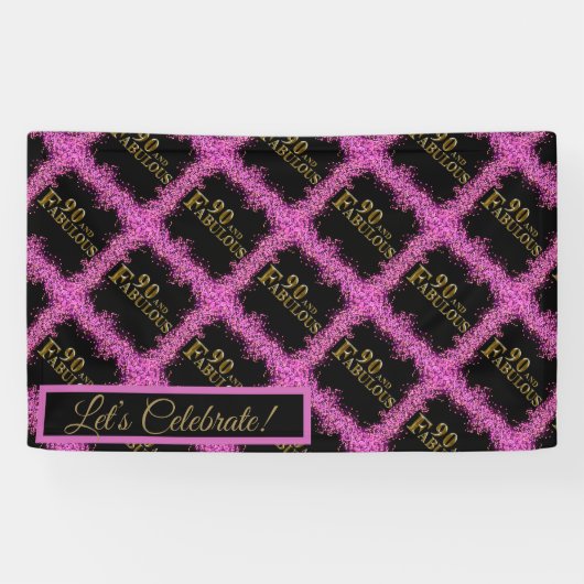 90. Geburtstag Banner (Horizontal)