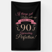90. Geburtstag besser mit Alter Banner (Vertikal)