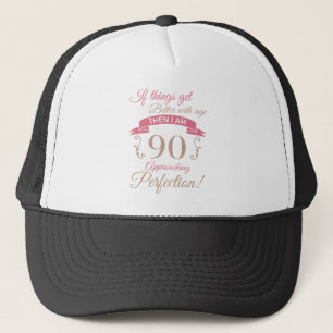 90. Geburtstag besser mit Alter Truckerkappe