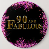 90. Geburtstag Button (Vorderseite)