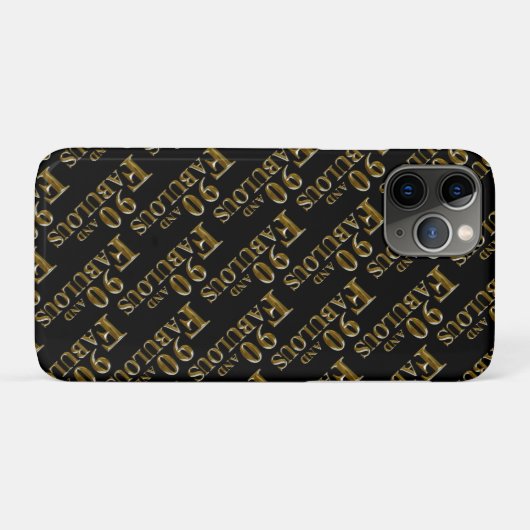 90. Geburtstag Case-Mate iPhone Hülle (Rückseite (Horizontal))