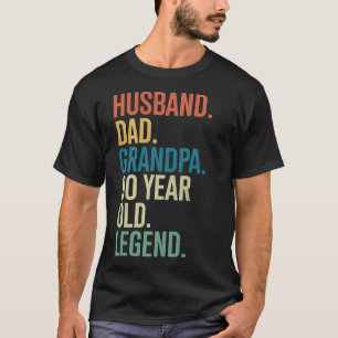 90. Geburtstag Ehemann Vater Opa 90 Jahre alte Leg T-Shirt