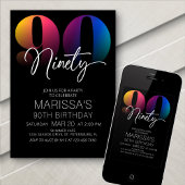 90. Geburtstag Einladung