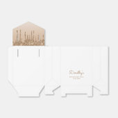 90. Geburtstag Elegant Gold Glitzer Tropfen Script Geschenkschachtel (Ungefaltet)