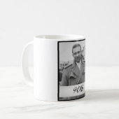90. Geburtstag Elegantes Foto Age Male Geburtstag Kaffeetasse (Vorderseite Links)