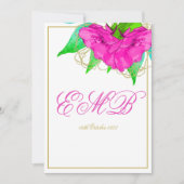 90. Geburtstag Foto Pink Gold Moderne Elegant Einladung (Vorderseite)