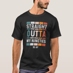 90. Geburtstag Funny Vintage T-Shirts direkt über