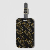 90. Geburtstag Gepäckanhänger (Vorderseite Vertikal)