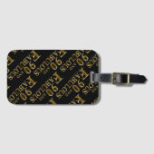 90. Geburtstag Gepäckanhänger (Vorderseite (Horizontal))