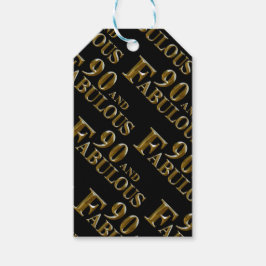 90. Geburtstag Geschenkanhänger