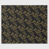 90. Geburtstag Geschenkpapier (Flach)