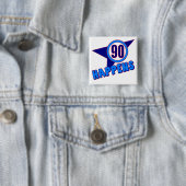 90. Geburtstag geschieht Geschenke Button (Beispiel)