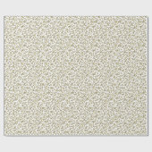 90. Geburtstag Gold & White Random Number Pattern Geschenkpapier (Flach)